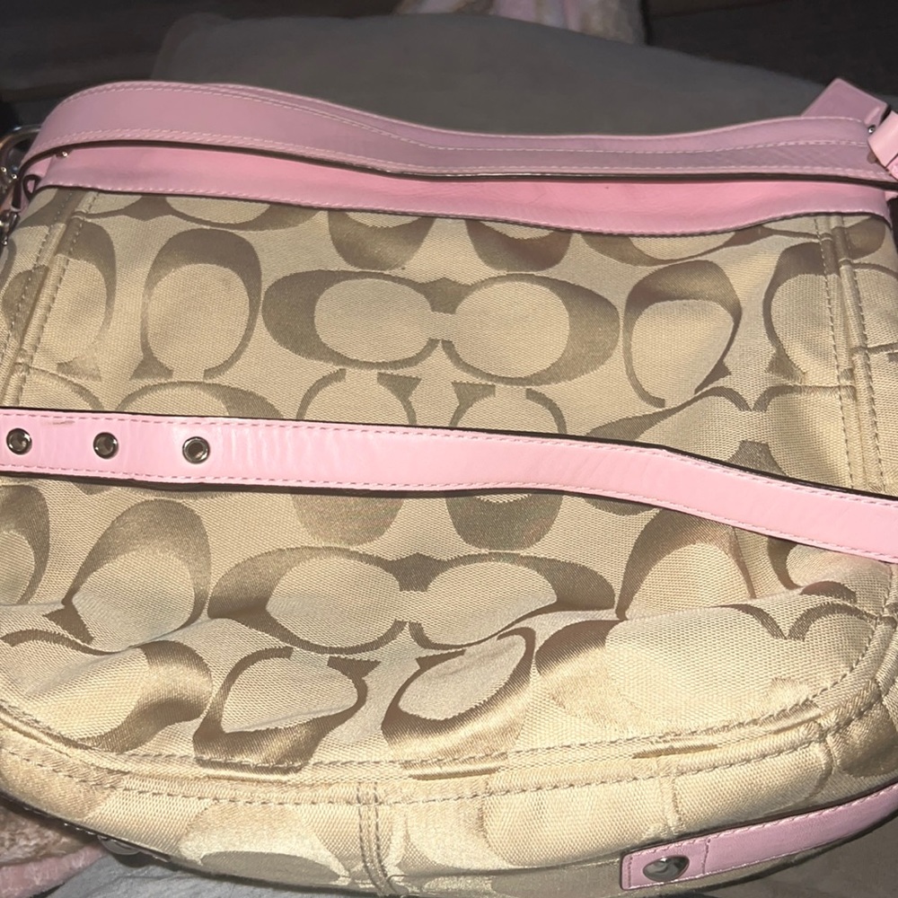 Light Pink and Tan Coach